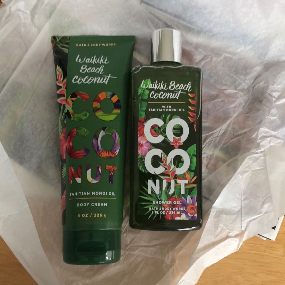 Shower gel and lotion New